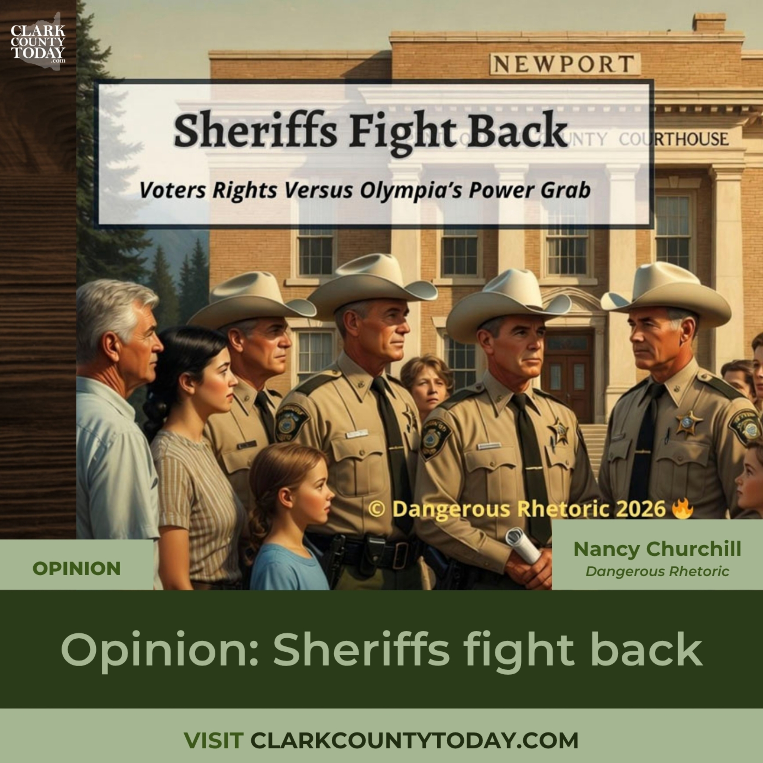 Four Washington sheriffs sue to stop new law removing voter power episode artwork
