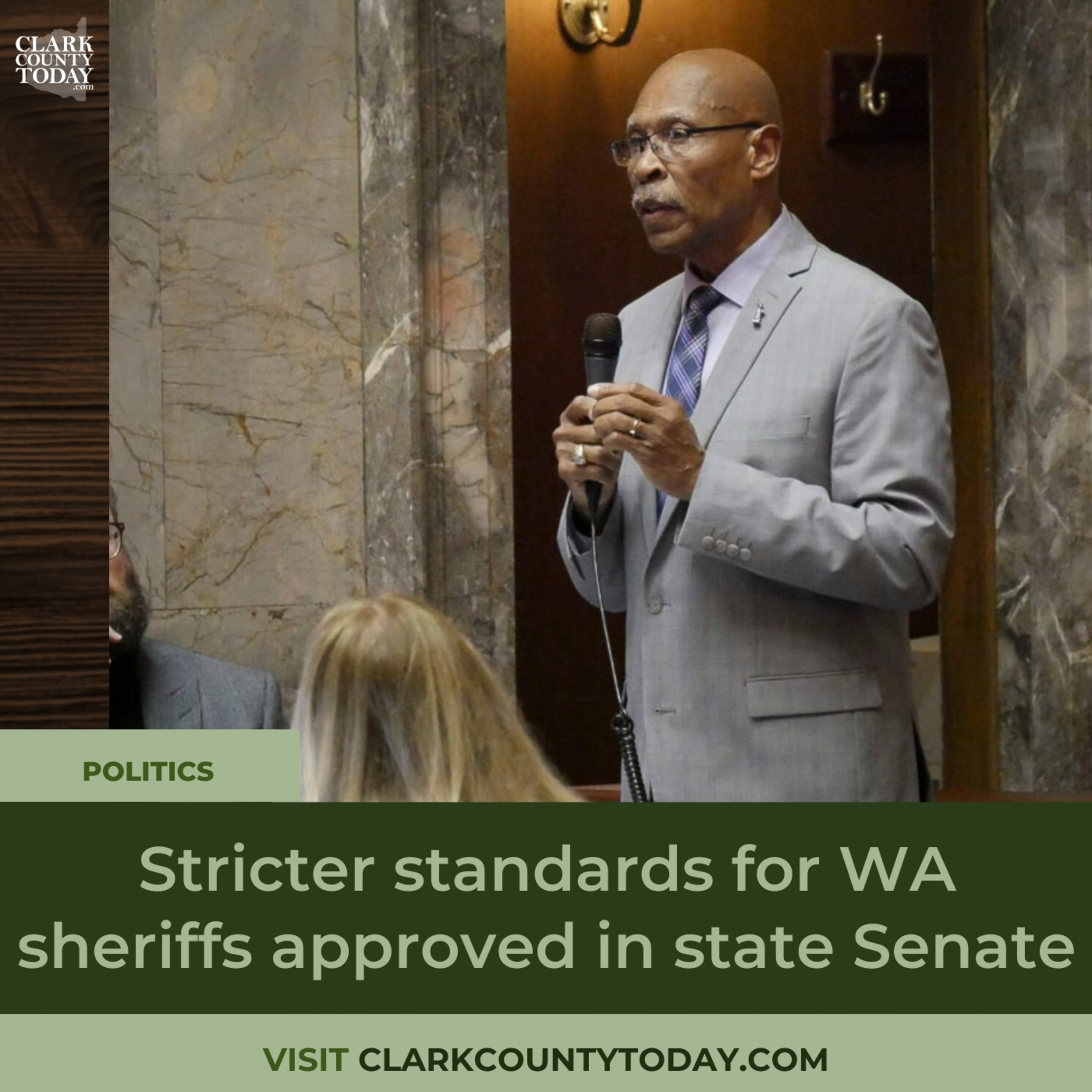 Stricter standards for WA sheriffs approved in state Senate episode artwork