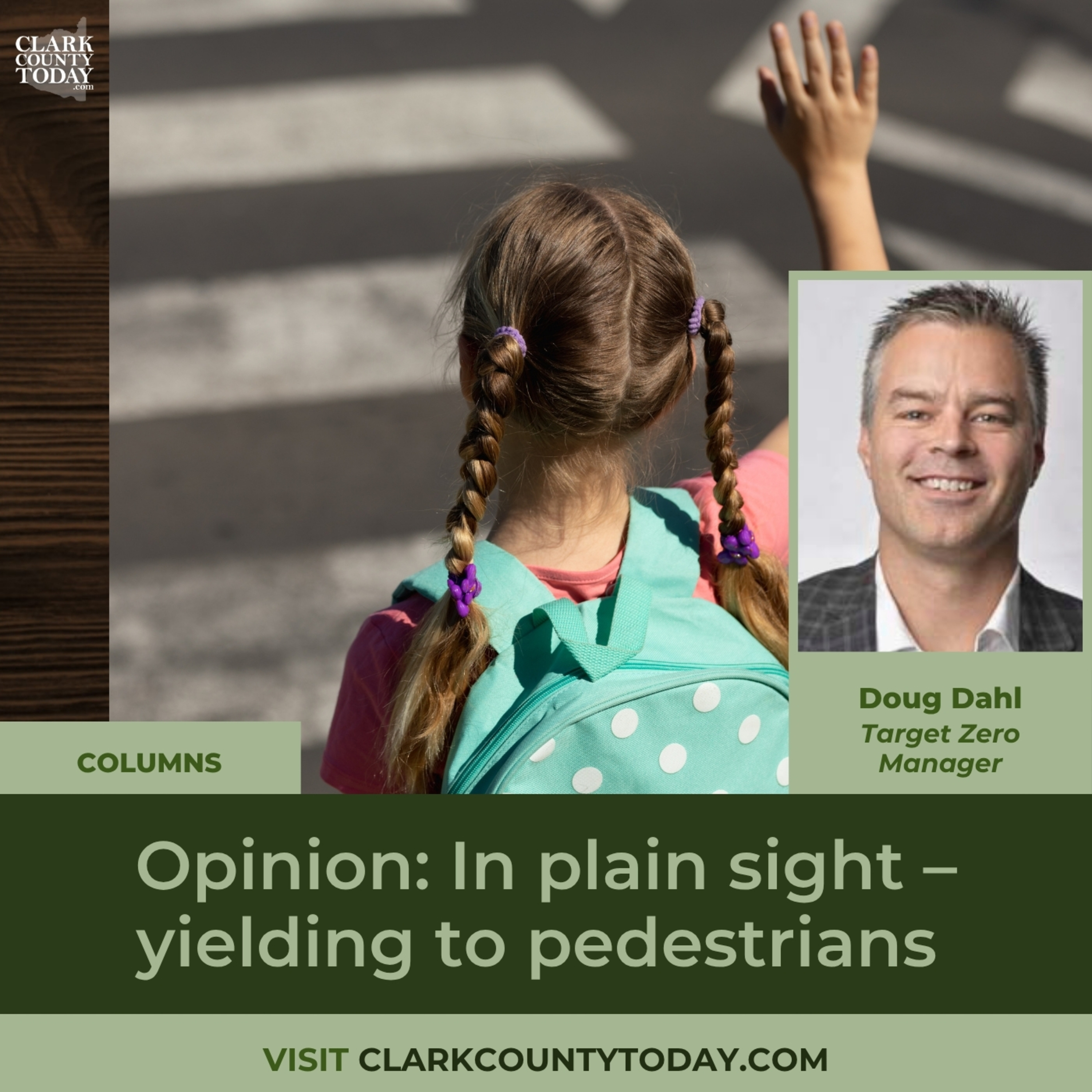 Drivers miss pedestrians—Doug Dahl on intersection awareness episode artwork
