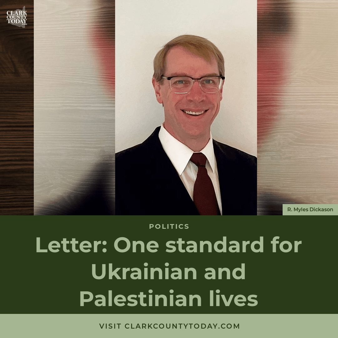 Audio artwork for “One Standard for Ukrainian and Palestinian Lives”