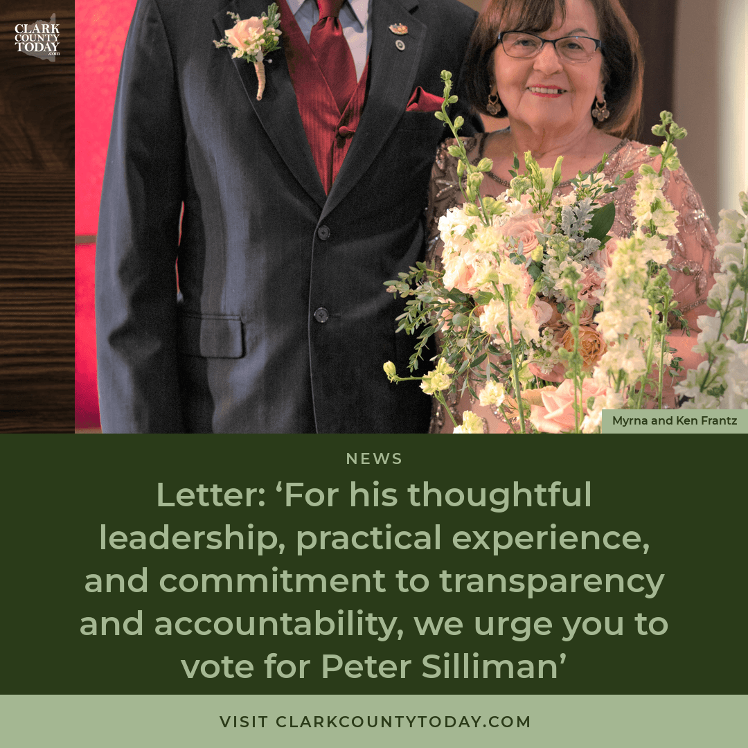 Audio artwork for “Letter: ‘For his thoughtful leadership, practical experience, and commitment to transparency and accountability, we urge you to vote for Peter Silliman’”