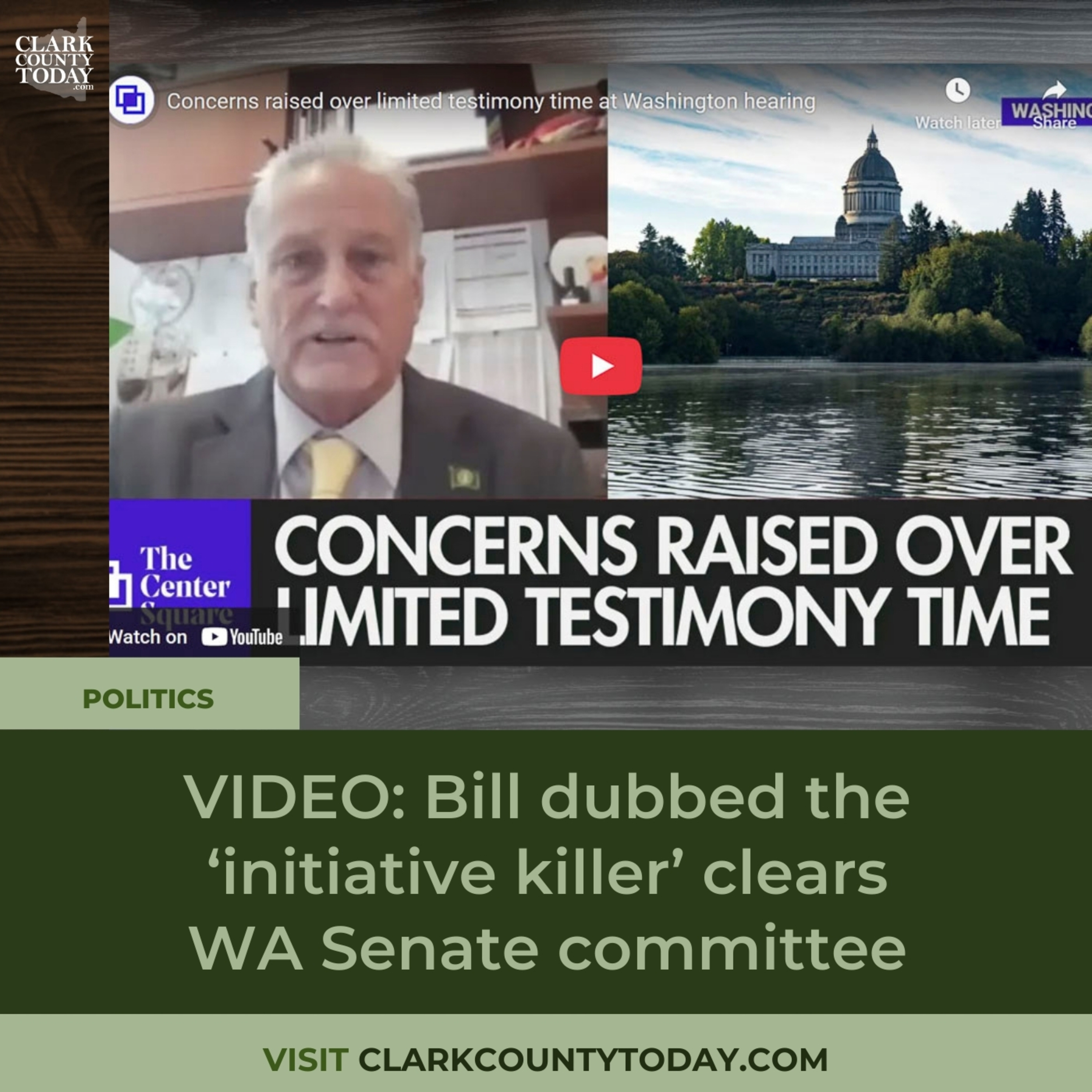 VIDEO: Bill dubbed the ‘initiative killer’ clears WA Senate committee episode artwork