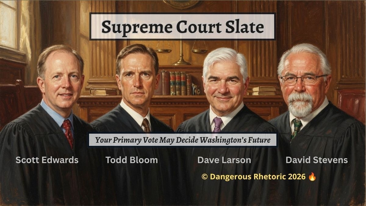 Opinion: Supreme Court slate – Your primary vote may decide Washington’s future