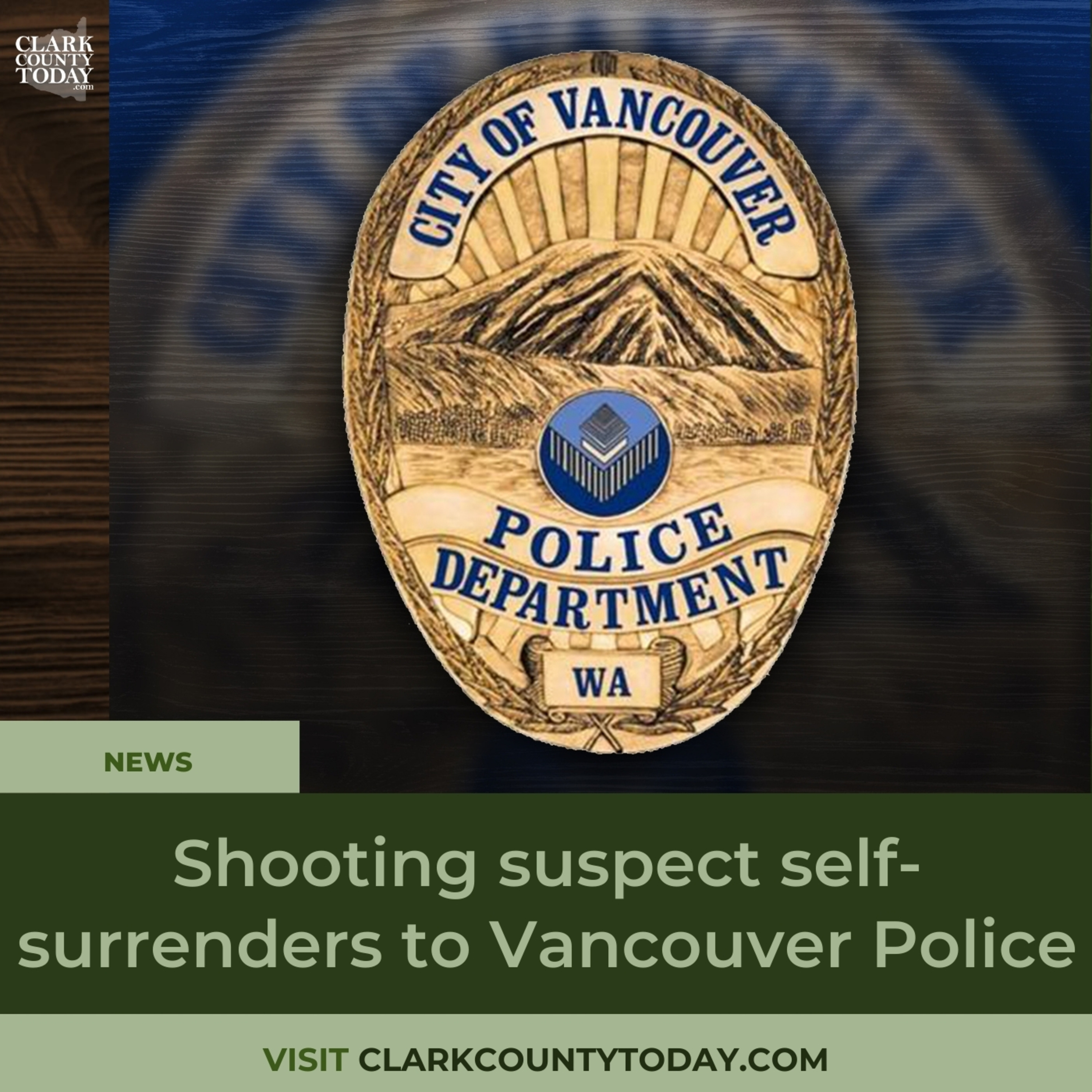 Shooting suspect self-surrenders to Vancouver Police episode artwork