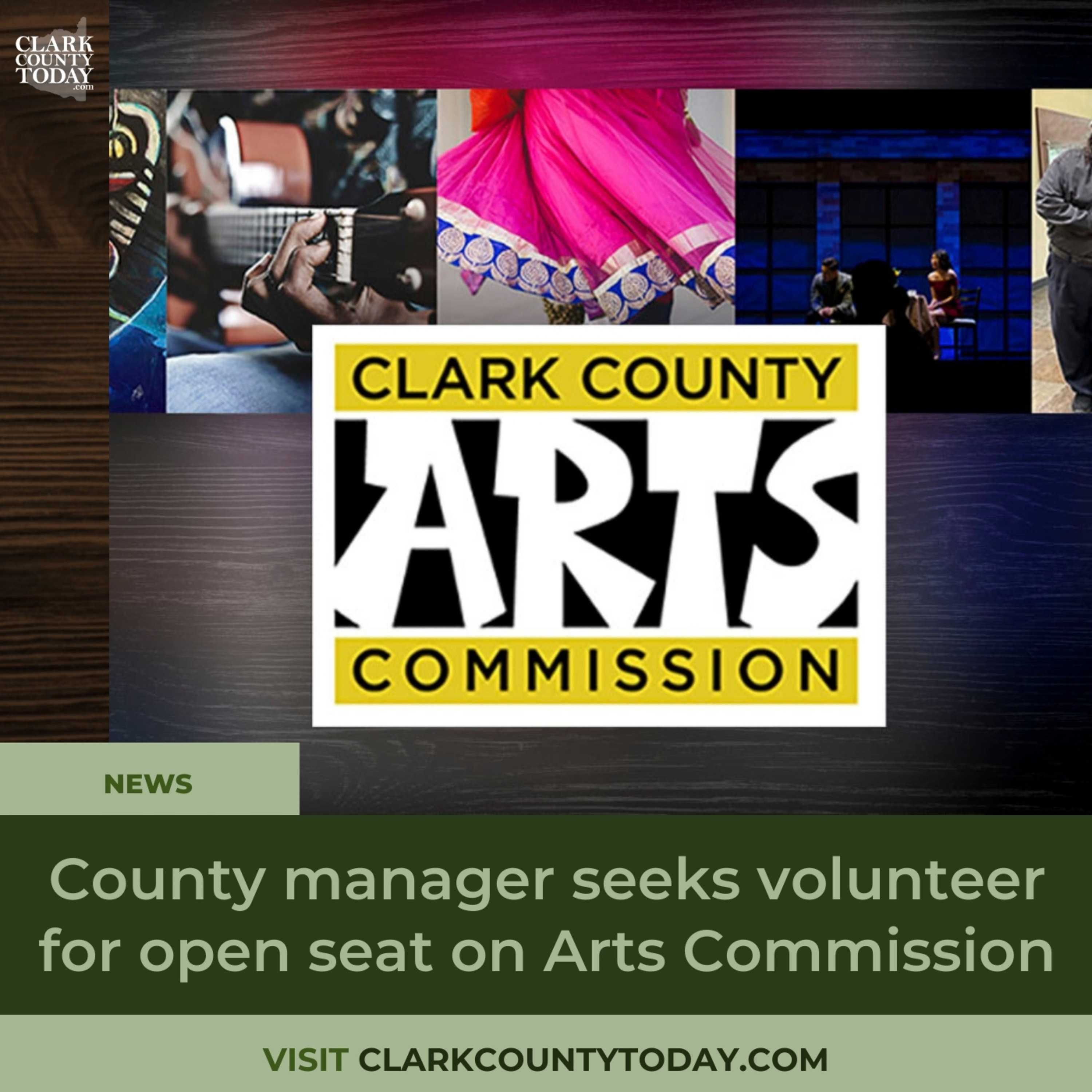 County manager seeks volunteer for open seat on Arts Commission episode artwork