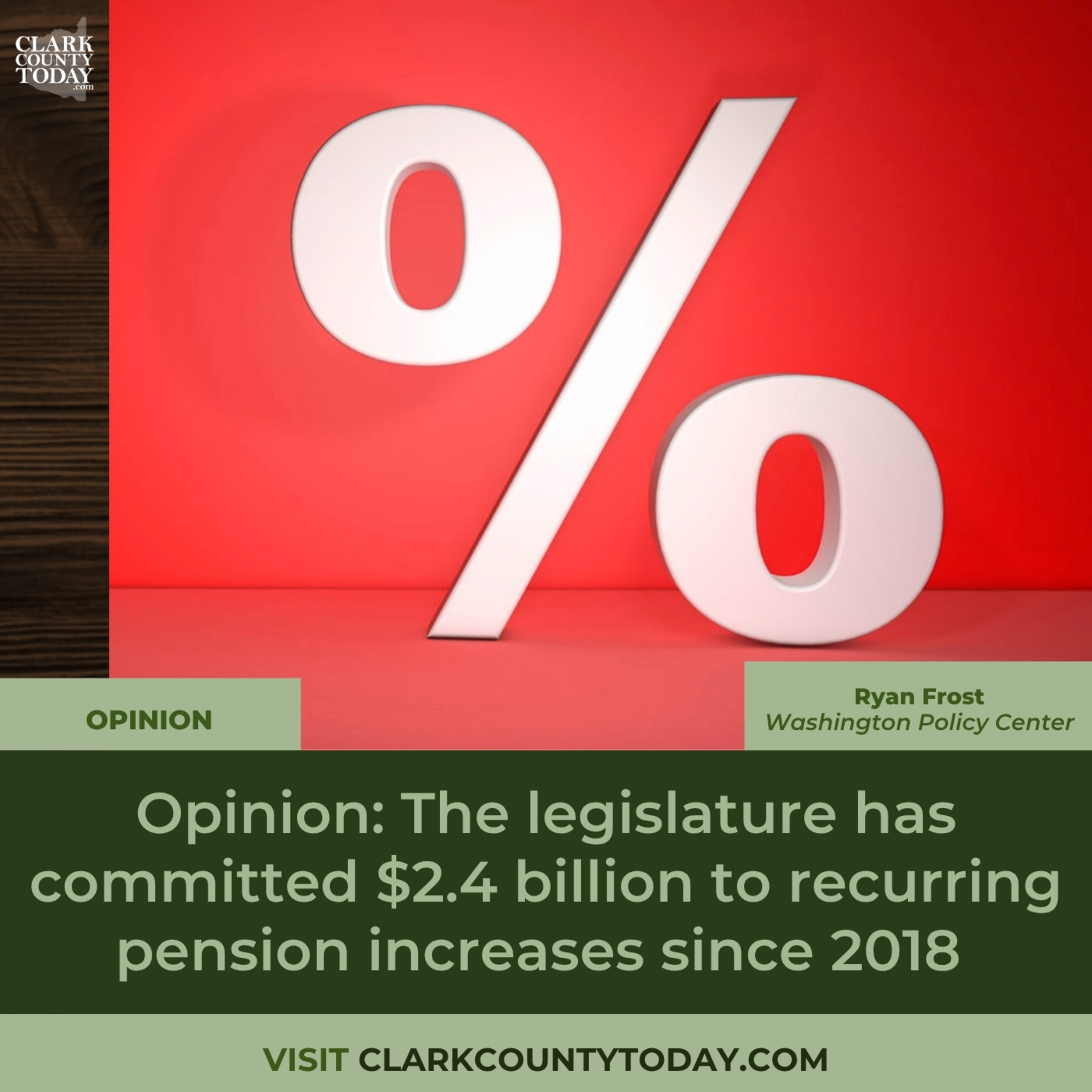 Washington’s Recurring Pension Hikes Raise $2.4B for Retirees episode artwork