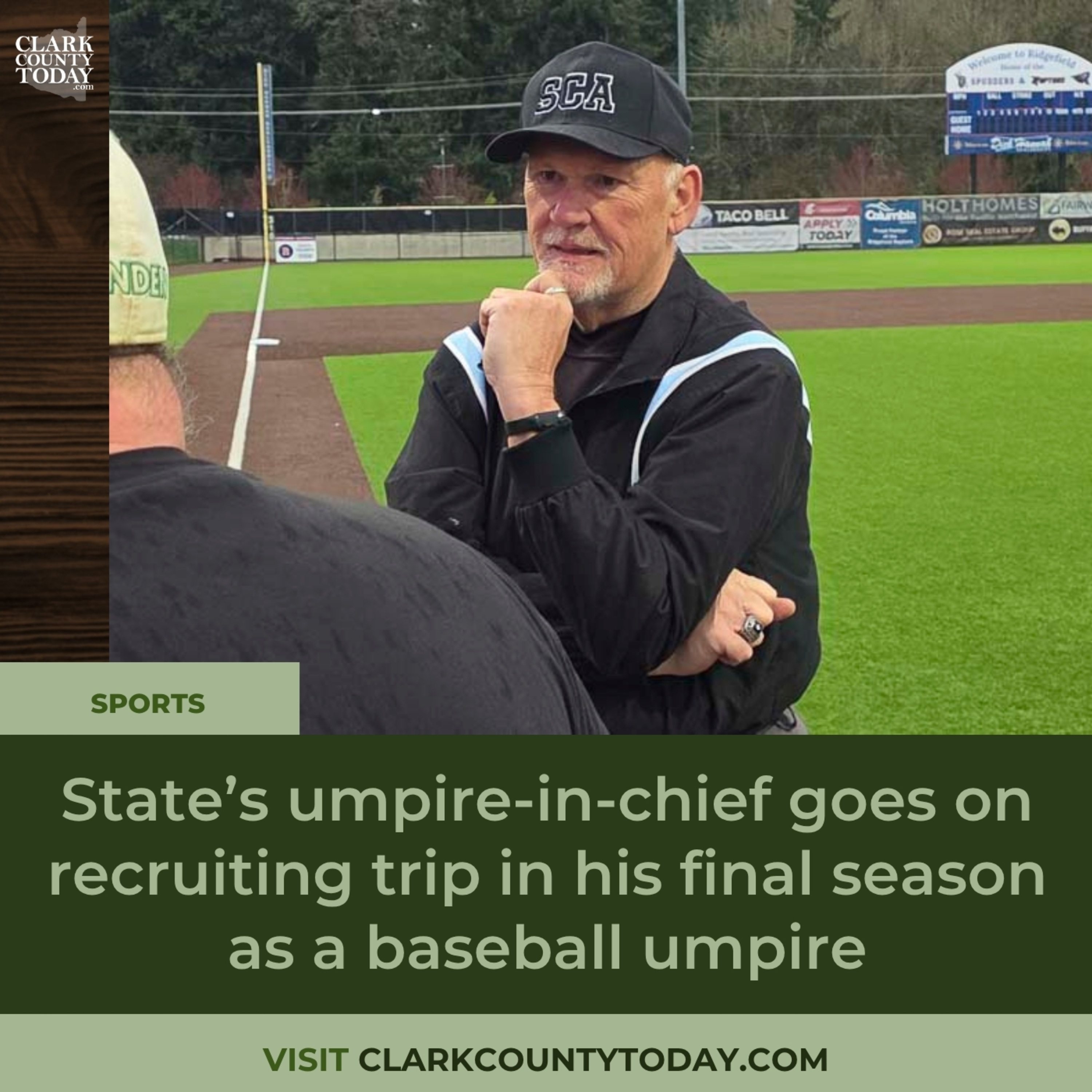 Tim Stevens travels Washington urging new umpires as he retires episode artwork