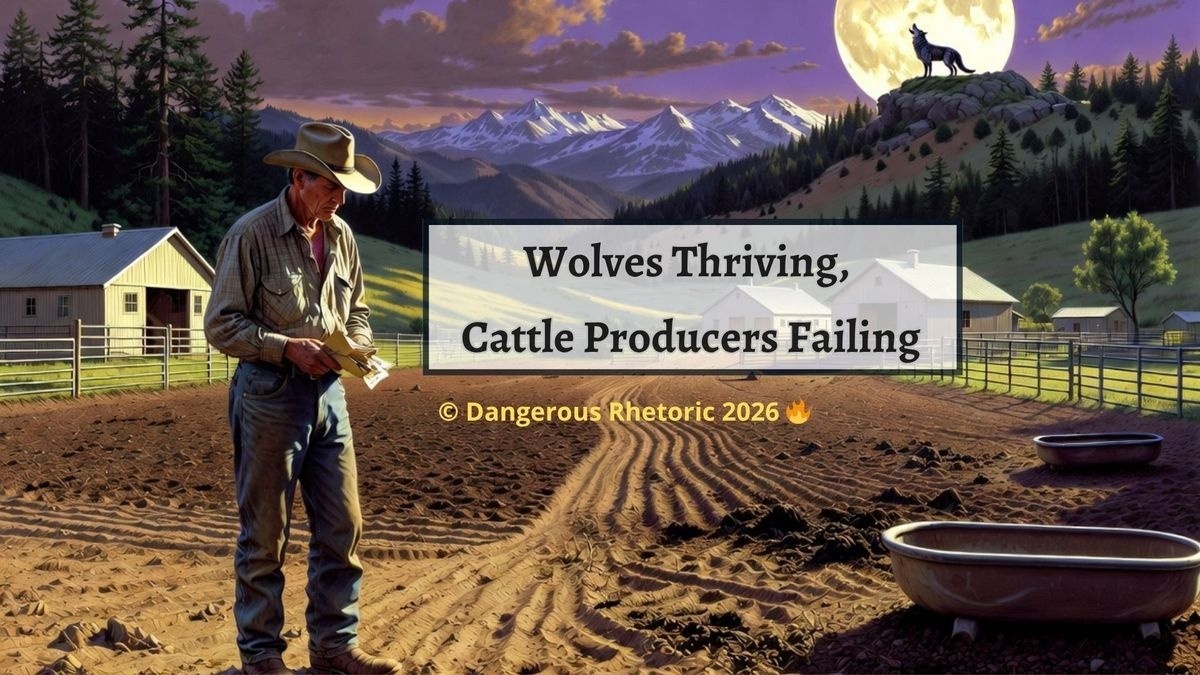 Opinion: Wolves thriving, cattle producers failing