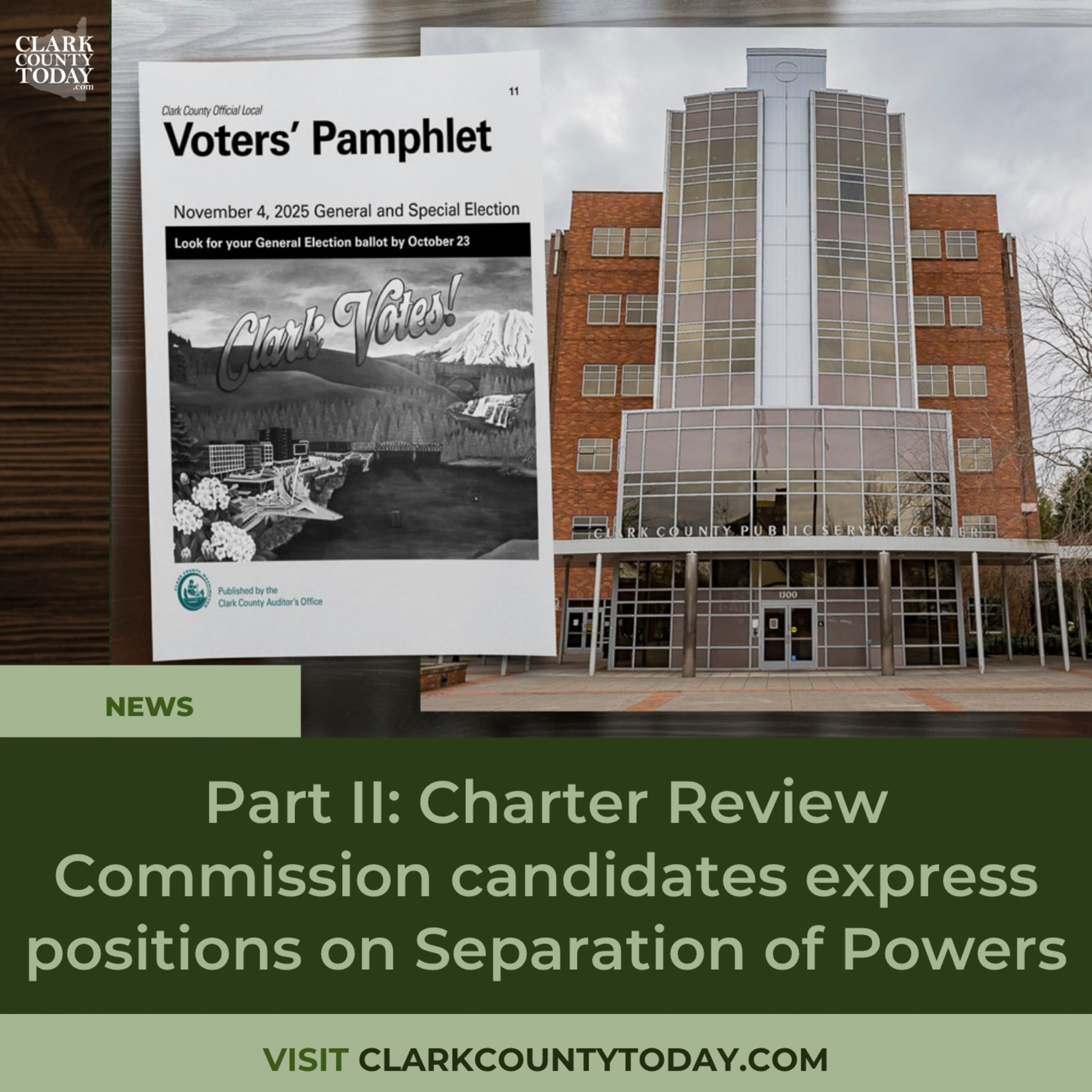 Part II: Charter Review Commission candidates express positions on Separation of Powers
