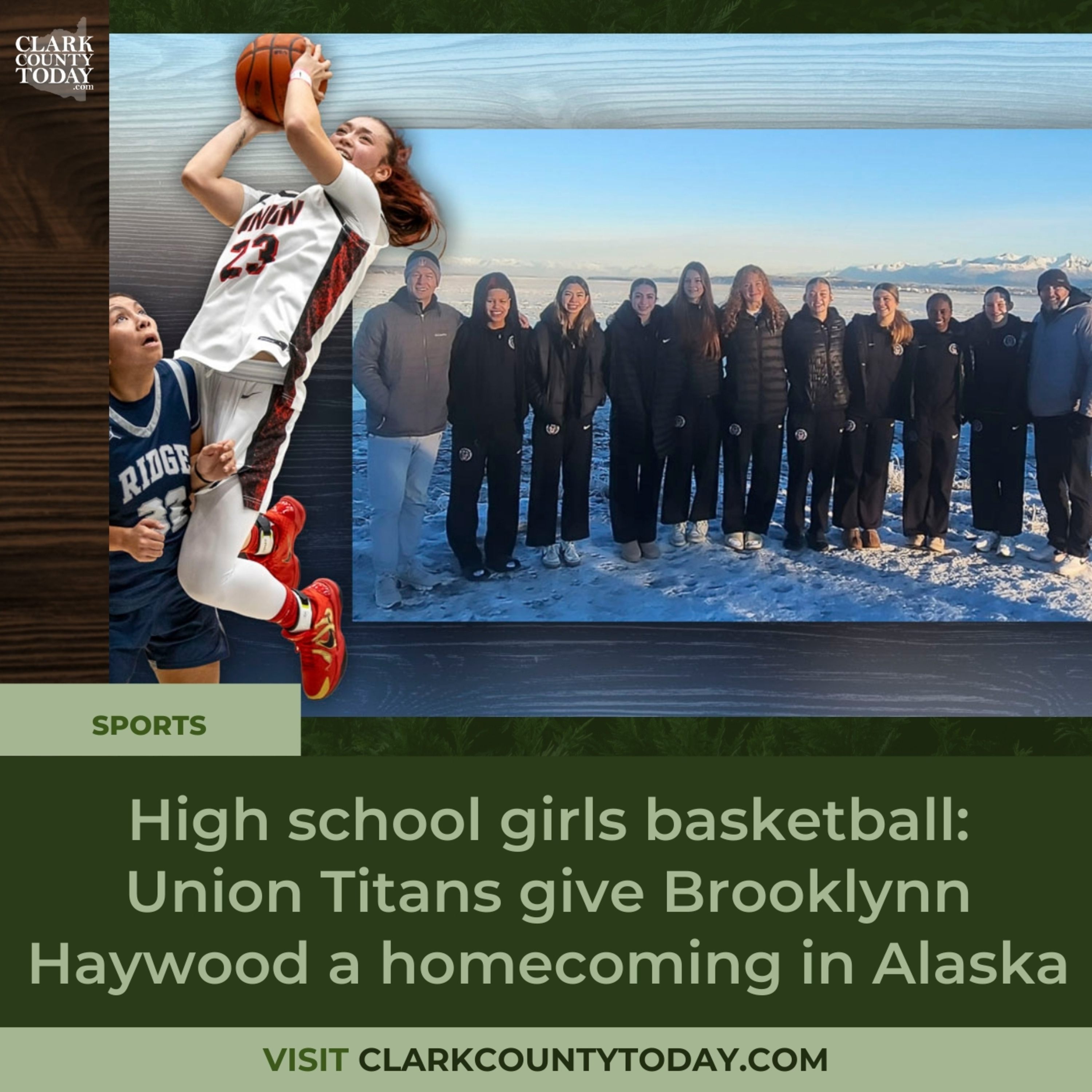 High school girls basketball: Union Titans give Brooklynn Haywood a homecoming in Alaska episode artwork