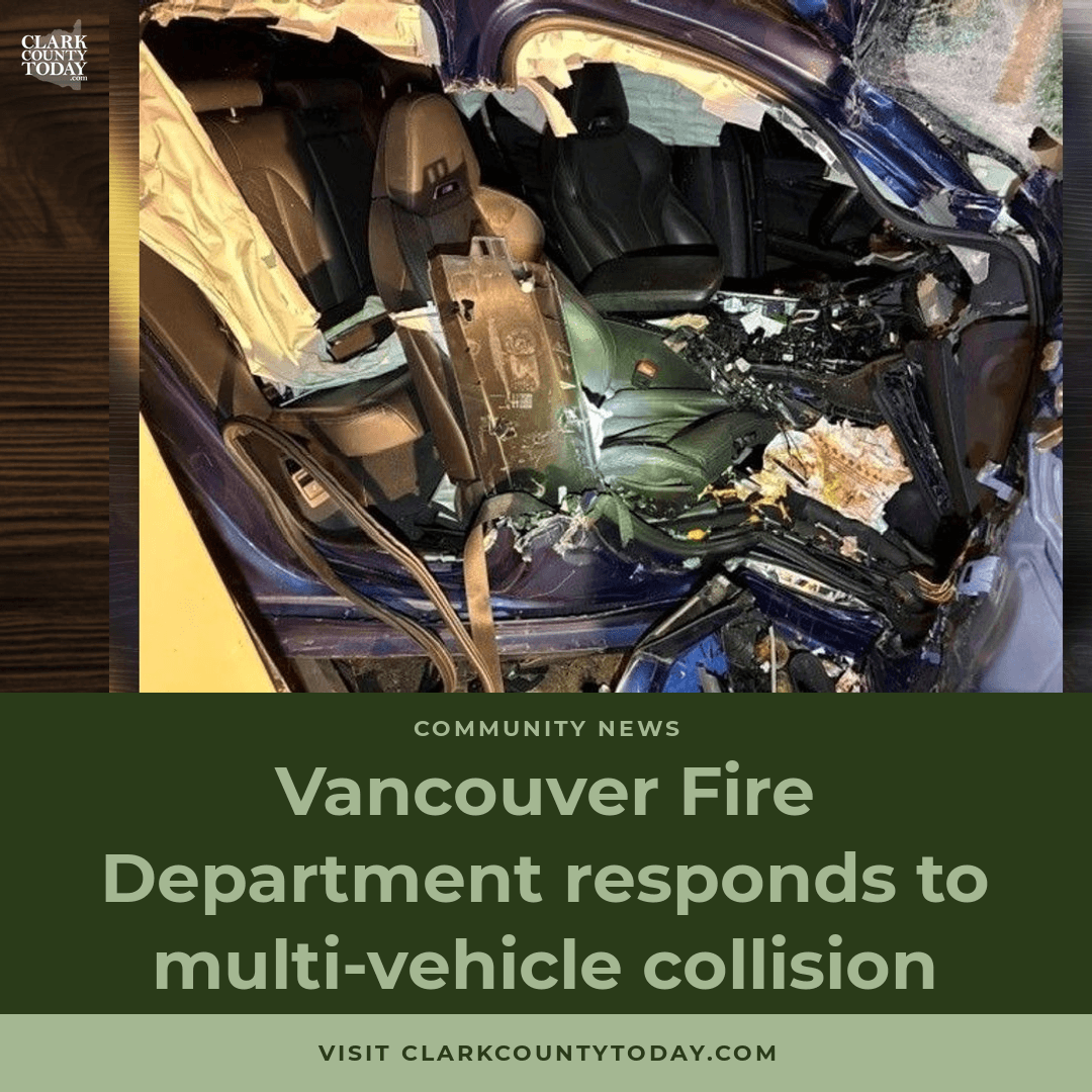 Vancouver Fire Extricates Crash Victim on Mill Plain