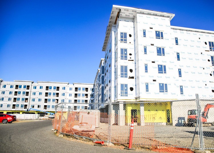 A big aspect of Ridgefield’s comprehensive plan is mixed-use housing developments. On Thursday, Aug. 20, the mixed-use Kirkland Senior Living development had fresh window installations as it inches closer to being finished. 