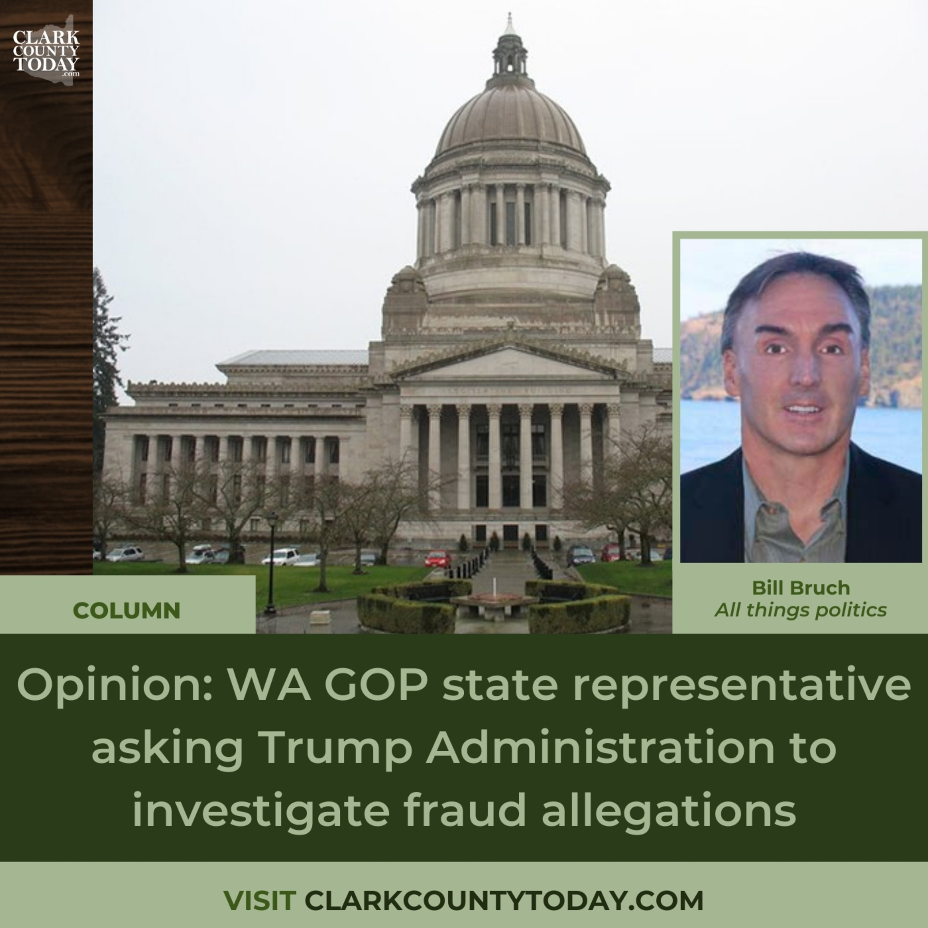Opinion: WA GOP state representative asking Trump Administration to investigate fraud allegations episode artwork