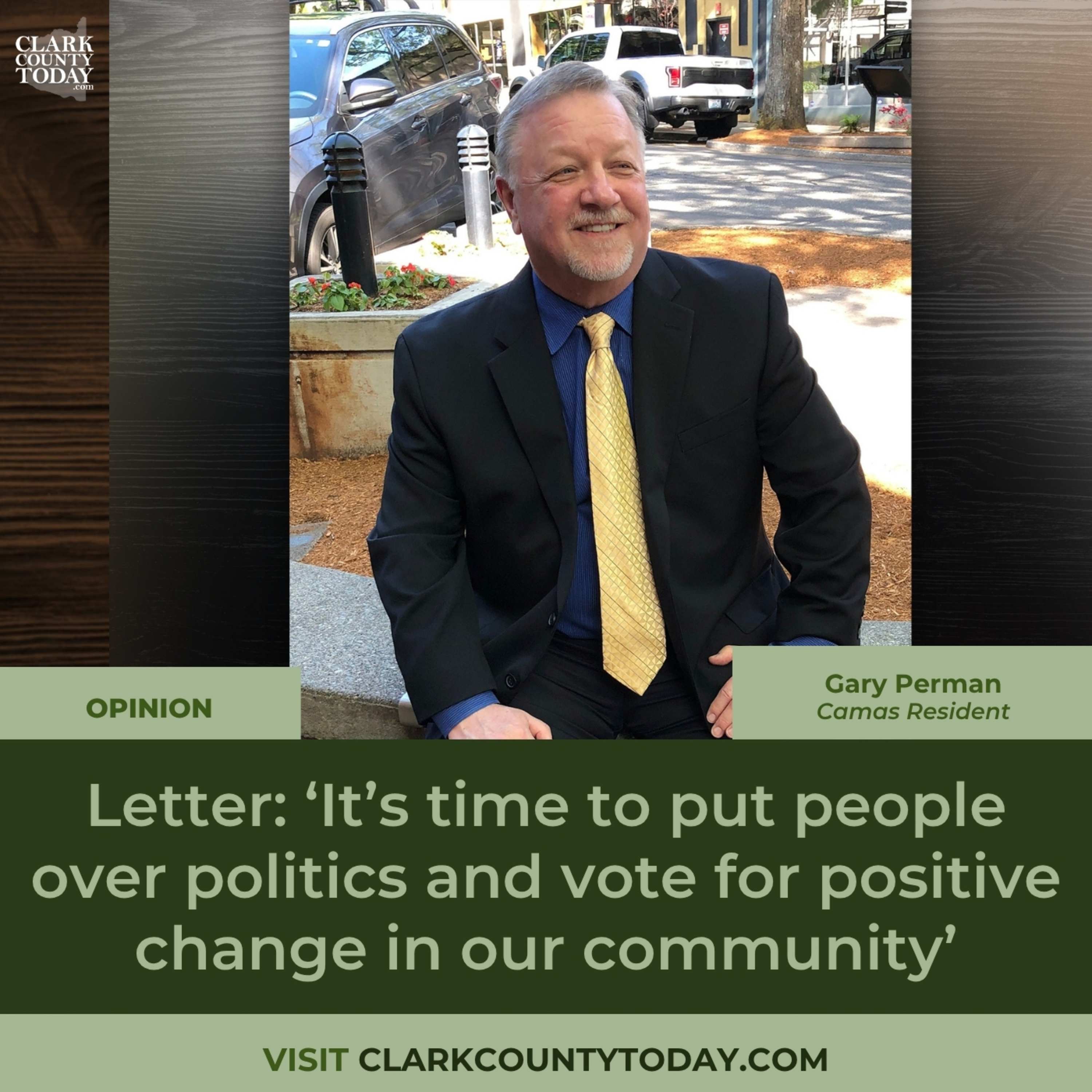 Letter: ‘It’s time to put people over politics and vote for positive change in our community’